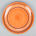 Тарелка плоская, d=240мм, керамика Псковский гончар