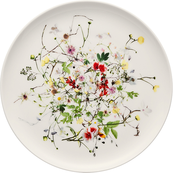 Тарелка мелкая с декором; кост.фарф.; D=180 мм; белый Rosenthal 10530-405101-10218