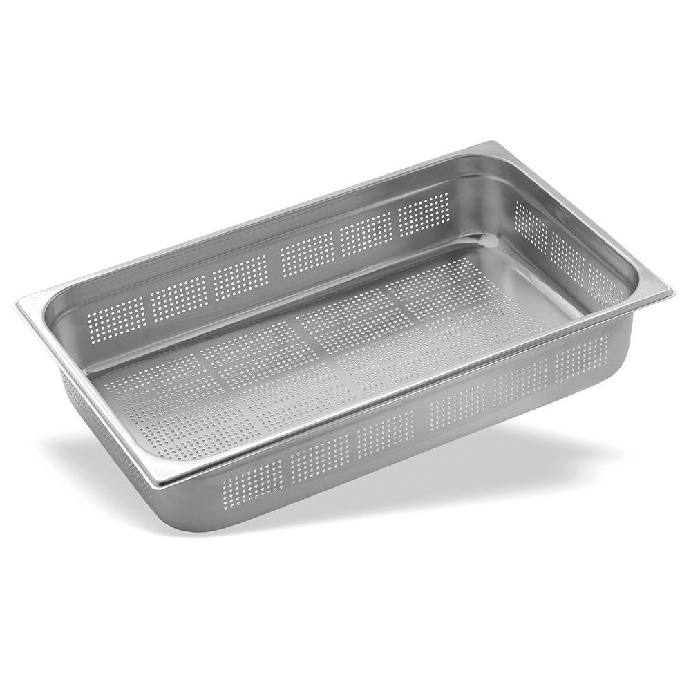 Гастроемкость P.L. Proff Cuisine перфорированная 1/1х100 мм (530х325 мм) 13,5 л, металл (Е-8011100PF JQ11-4HE / Е811-4Р