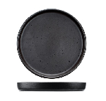 Тарелка с бортом "Оникс";керамика;D=200мм;черный Dymov 176436