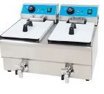 Фритюрница электрическая, 2 ванны 16+16 л Kocateq BEF 162 V NW