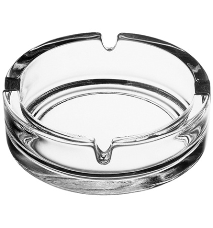 Пепельница; стекло; D=107; прозр. Pasabahce 54036