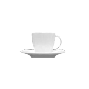 Чашка кофейная «Виктория»; фарфор; 90мл; D=60,H=55,L=75мм; белый Lubiana 2770