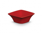 Блюдце для соуса квадратное Corone Colore 70 мл красное фарфор
