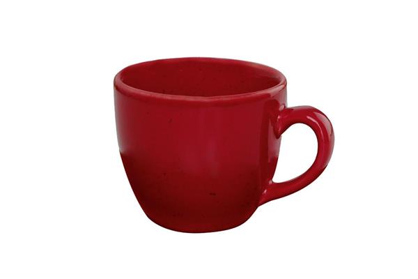 Чашка кофейная RED фарфор, 90 мл, d 65 мм, h 53 мм, красный Porland 312109 красный