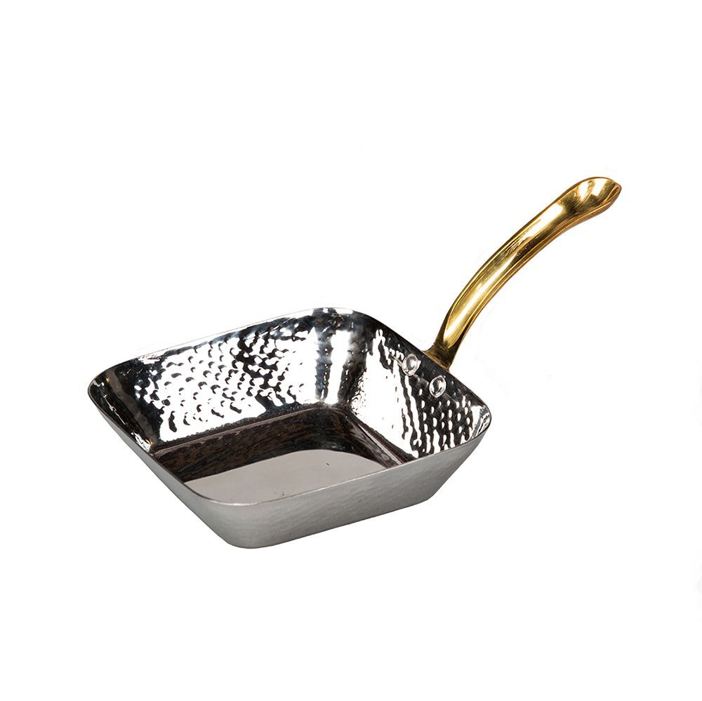Сковородка порционная с ручкой 127,5х30 мм, нержавейка, P.L. Proff Cuisine SG-82240(A)
