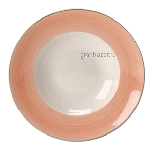 Тарелка д/пасты «Рио Пинк»; фарфор; D=27см; белый,розов. Steelite 1532 0314