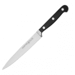 Нож д/филе гибкий «Глория Люкс»; сталь; L=27/16,B=2см; черный Felix 901115