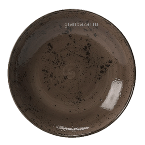 Салатник «Крафт»; фарфор; 650мл; D=20.5,H=4см; серый Steelite 1154 0570
