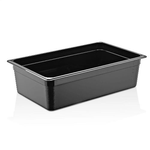 Гастроемкость 1/1 h=150 мм. 18 л. п/п черная /1/6/ Gastroplast GNPP-11150/B