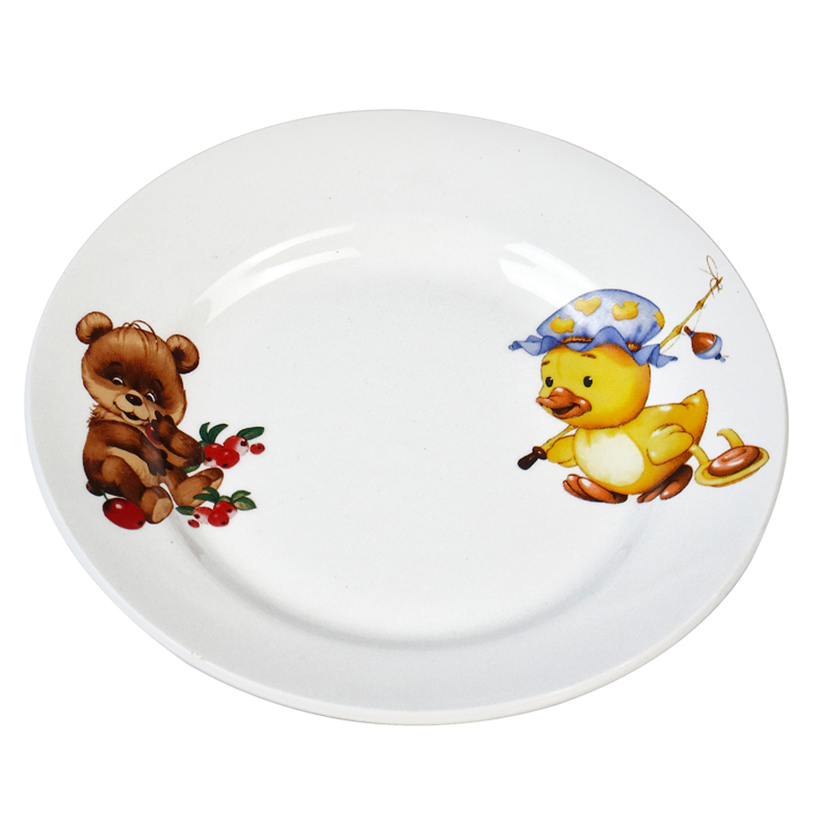 Тарелка для малыша. Набор посуды медвежата Кубаньфарфор. Детские тарелки. Тарелки для детского сада. Тарелки детские для детского сада.