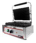 Гриль пресс односекционный с верхней и нижней ребристой пластиной Kocateq GH 811EA GL