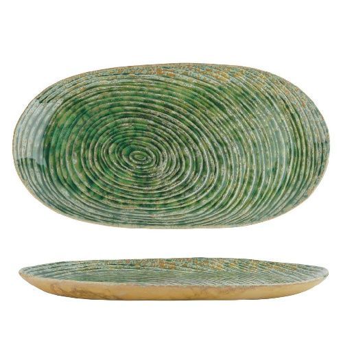 Блюдо овальное Green Frutti di Mare 330х170 мм h20 мм P.L. Proff Cuisine QB23156009