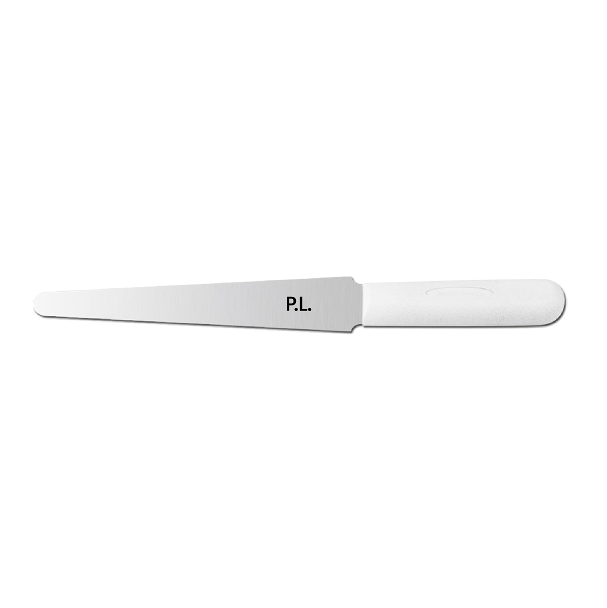 Лопатка кондитерская Proff Chef Line 100х16 мм прямая нерж. с пласт. ручкой черная P.L. Proff Cuisine GS-10308-80-BK101-RE-PL