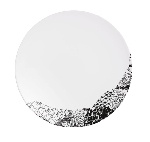 Тарелка мелкая "Фрагмент Ардуаз";фарфор;D=255мм;белый,серый Chef&Sommelier L9717
