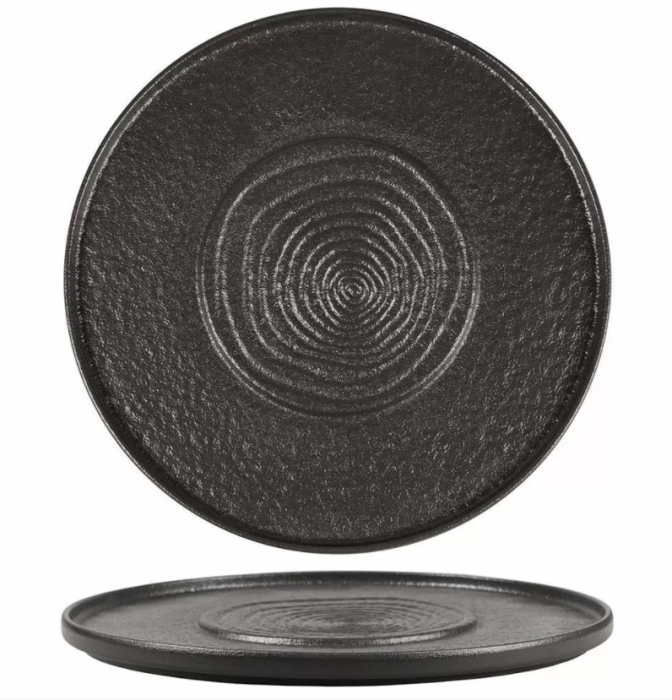 Блюдо круглое Black Star 300х20 мм фарфор P.L. Proff Cuisine