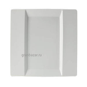 Блюдо квадр. «Фрейм»; фарфор; L=25.5,B=25.5см; белый Steelite 9001 C1132