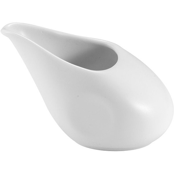 Молочник «Абиссос» фарфор 60мл, H=55, L=80, B=50 мм белый Le CoQ LABY028BL163006