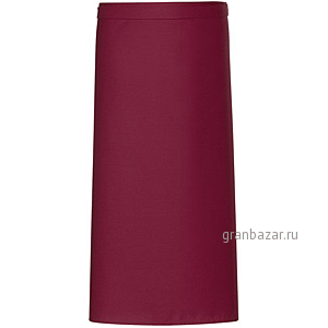 Фартук; полиэстер,хлопок; L=100,B=80см; бордо Greiff 192.6000.053