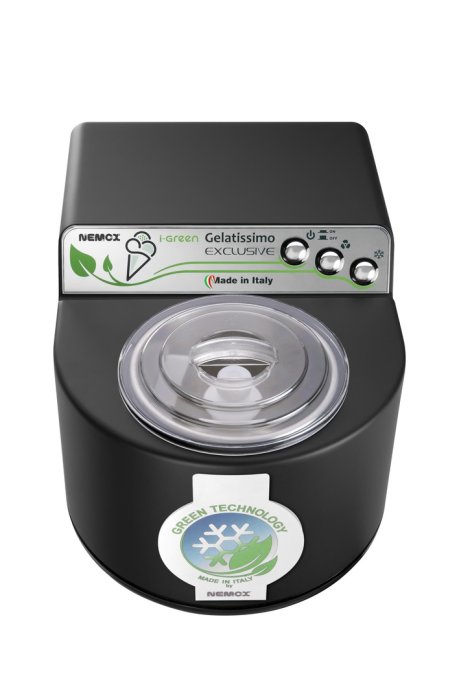 Бытовая компрессорная мороженица Nemox I-Green GELATISSIMO Exclusive Mat Black