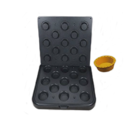 Форма для 13 круглых тарталеток, диаметр 65 мм для тарталетницы DHTartmatic Kocateq DH Tartmatic Plate 52