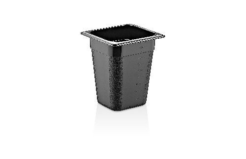Гастроемкость 1/6 h=200 мм. 2,5 л. п/п черная /1/36/ Gastroplast GNPP-16200/B