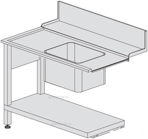 Стол с ванной моечной окоф
