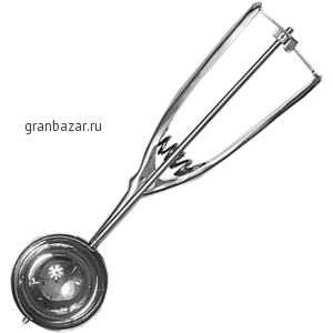 Ложка д/мороженого; сталь; D=53,L=220мм; металлич. Eternum 3002-56