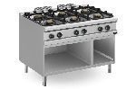 Плита 6 конфорочн.900 сер Apach APRG-129P/PL