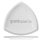 Тарелка треугольная «Кунстверк»; фарфор; L=26/26,B=26см; белый KunstWerk A5806