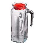 Кувшин с крышкой "Фриго"; стекло; 1л; D=97, H=181, L=125мм; прозр. Pasabahce 80050/b
