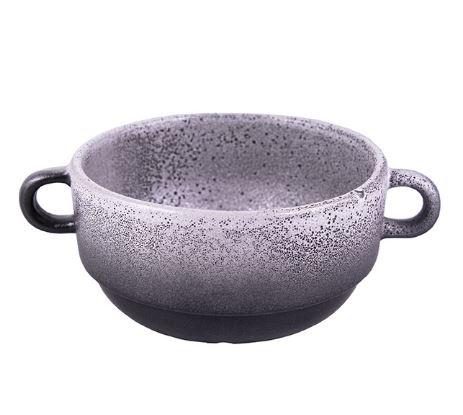 Бульон. чашка «Млечный путь» фарфор 300 мл d=115 мм белый, черный Борисовская Керамика ФРФ88801353