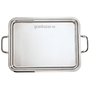Поднос с ручками; сталь нерж.; L=40,B=26см Sambonet 56024-40