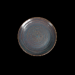 Тарелка мелкая без бортов 180мм сине-коричневый Corone Terra 10597