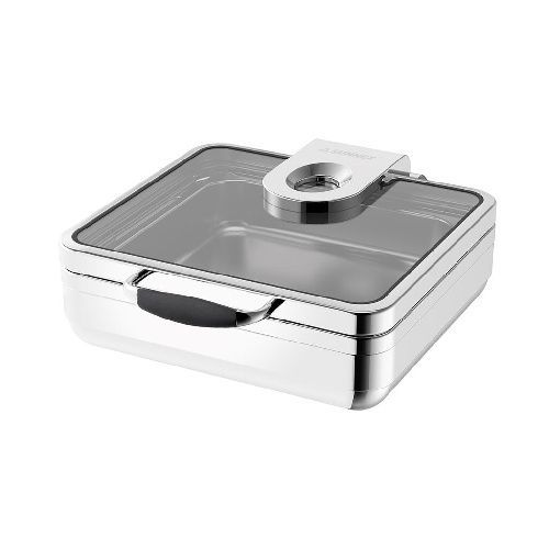 Мармит индукционный Burano 5,5 л 2/3*65 с откидной крышкой и окном 41х48х15 см SUNNEX W07-2302T-UBU