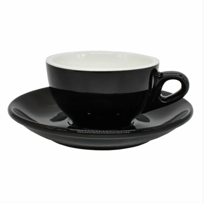 Чайная пара Barista  180 мл, черный цвет, P.L. Proff Cuisine  (кор= 48 шт)