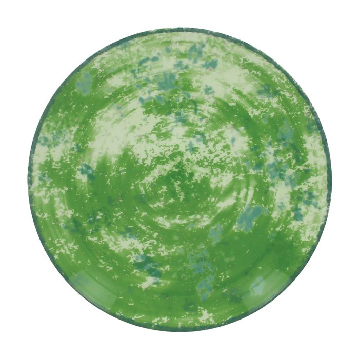 Тарелка RAK Porcelain Peppery круглая плоская 150 мм, зеленый цвет NNPR15PGN
