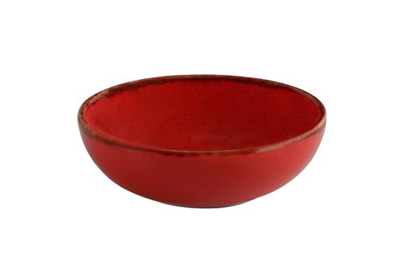 Салатник RED фарфор, 95 мл, d 100 мм, h 33 мм, красный Porland 368109 красный