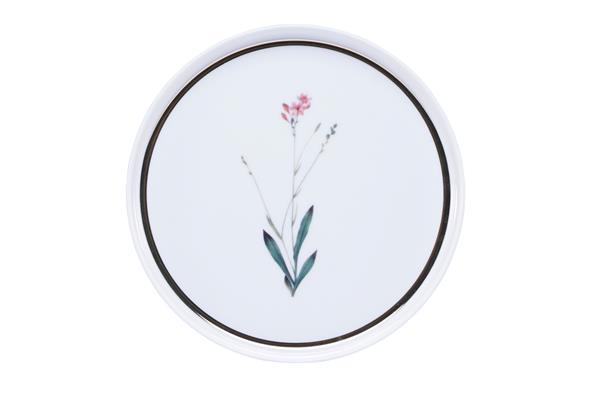 Тарелка пирожковая Цветок №4 BOTANICAL фарфор, d 180 мм, белый Porland 18CP18 BOTANICAL 4