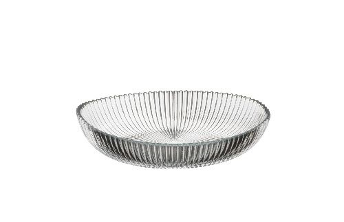 Блюдо овальное Aria 255x165 мм h60 мм, стекло, прозрачное, ArdaCam