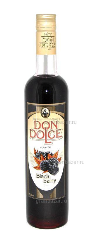 Ежевика 0,7л сироп Дон Дольче /6/ Don Dolce 032