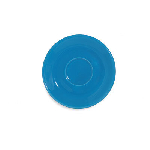 Блюдце круглое Lantana "Coupe" 150 мм., фарфор, голубой SandStone CS6652Blue