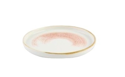 Тарелка мелкая CHEFS 210 мм, с бортом, цвет Coral, Studio Prints Homespun Accents Churchill HACLWP211