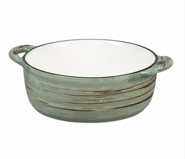 Чашка для супа серия Texture Light Green Lines 145 мм, h 55 мм, 580 мл, P.L. Proff Cuisine