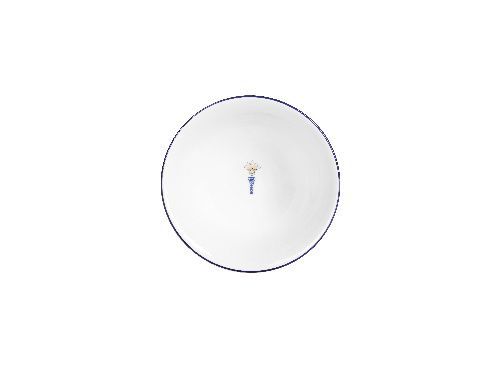 Салатник Vaso Piccolo 160 мм, кант синий, Porland DS20