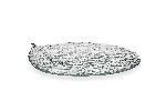Тарелка для сыра Hammered d 280 мм h 40 мм, стекло, прозрачная, ArdaCam