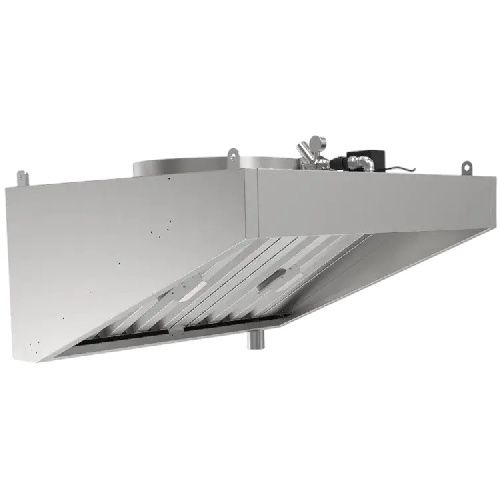 Зонт вытяжной пристенный с гидрозатвором Кобор HFR-2-220/120/К