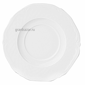Блюдце «Афродита»; фарфор; D=13.5см; белый Lubiana 2672-white