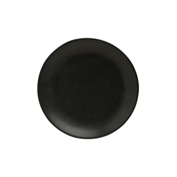 Тарелка мелкая BLACK фарфор, d 280 мм Porland 187628 черный