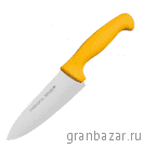 Нож поварской; сталь нерж.,пластик; L=15см; металлич.,желт. Prohotel AS00301-02Yl